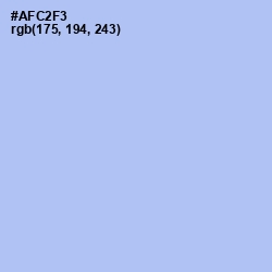 #AFC2F3 - Spindle Color Image