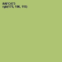 #AFC473 - Wild Willow Color Image