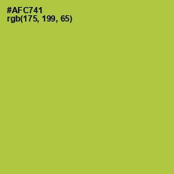 #AFC741 - Conifer Color Image