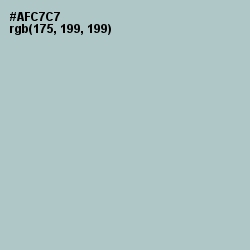 #AFC7C7 - Opal Color Image
