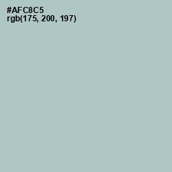 #AFC8C5 - Opal Color Image