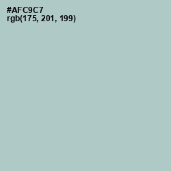 #AFC9C7 - Opal Color Image