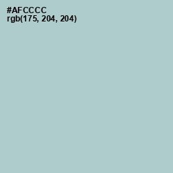 #AFCCCC - Opal Color Image