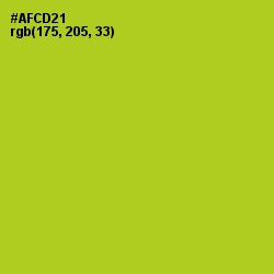 #AFCD21 - Key Lime Pie Color Image