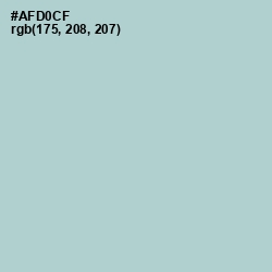 #AFD0CF - Jet Stream Color Image