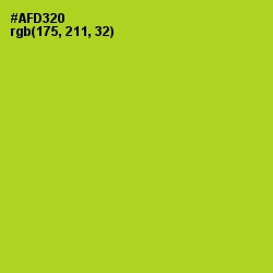 #AFD320 - Key Lime Pie Color Image