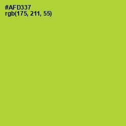 #AFD337 - Key Lime Pie Color Image