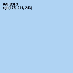 #AFD3F3 - Spindle Color Image