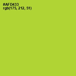 #AFD433 - Key Lime Pie Color Image