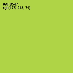 #AFD547 - Conifer Color Image