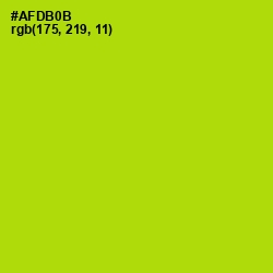 #AFDB0B - Fuego Color Image