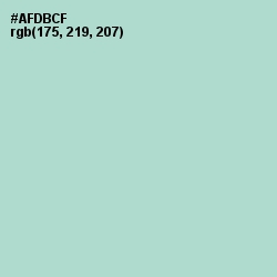 #AFDBCF - Jet Stream Color Image