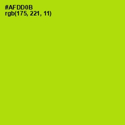 #AFDD0B - Fuego Color Image