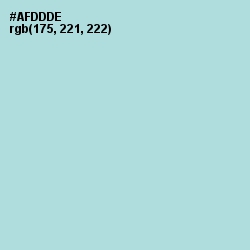 #AFDDDE - Aqua Island Color Image