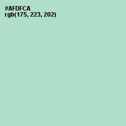 #AFDFCA - Jet Stream Color Image