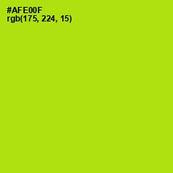 #AFE00F - Inch Worm Color Image