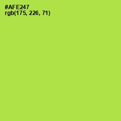 #AFE247 - Conifer Color Image