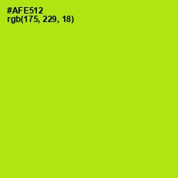 #AFE512 - Inch Worm Color Image
