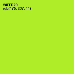 #AFED29 - Green Yellow Color Image