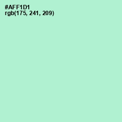 #AFF1D1 - Magic Mint Color Image