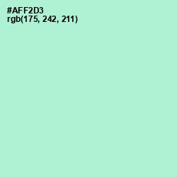 #AFF2D3 - Magic Mint Color Image