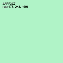 #AFF3C7 - Magic Mint Color Image