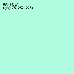 #AFFCE1 - Ice Cold Color Image