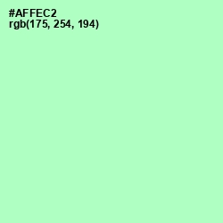 #AFFEC2 - Magic Mint Color Image