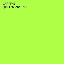 #AFFF47 - Conifer Color Image