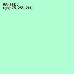 #AFFFD3 - Magic Mint Color Image