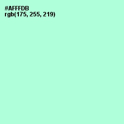 #AFFFDB - Magic Mint Color Image