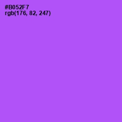 #B052F7 - Medium Purple Color Image