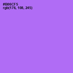 #B06CF5 - Lavender Color Image