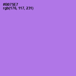 #B075E7 - Lavender Color Image