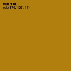 #B07F0E - Pirate Gold Color Image