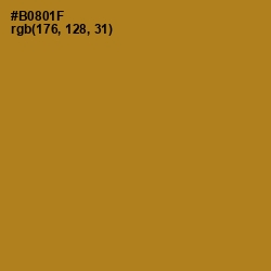 #B0801F - Hot Toddy Color Image