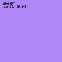#B087F7 - Dull Lavender Color Image