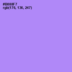 #B088F7 - Dull Lavender Color Image