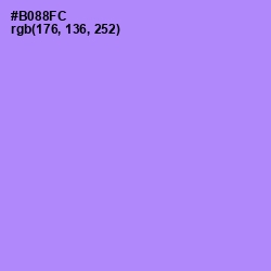 #B088FC - Dull Lavender Color Image