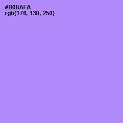 #B08AFA - Dull Lavender Color Image