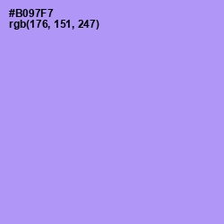 #B097F7 - Dull Lavender Color Image