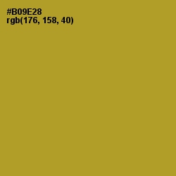 #B09E28 - Lemon Ginger Color Image