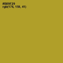 #B09F29 - Lemon Ginger Color Image