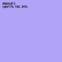 #B0A2F5 - Biloba Flower Color Image