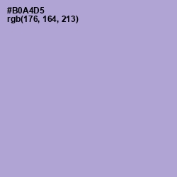 #B0A4D5 - Cold Purple Color Image