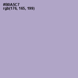 #B0A5C7 - London Hue Color Image