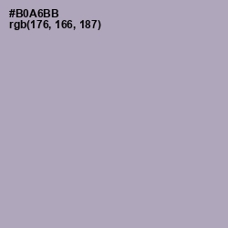 #B0A6BB - Spun Pearl Color Image