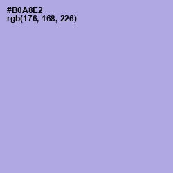 #B0A8E2 - Biloba Flower Color Image