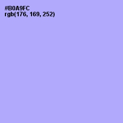 #B0A9FC - Biloba Flower Color Image