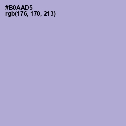 #B0AAD5 - Logan Color Image